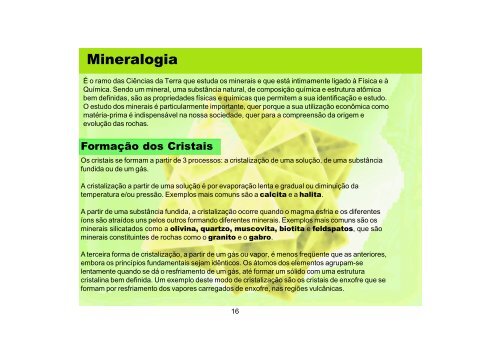 Geologia na Escola - Caderno 4 - Portal do Professor