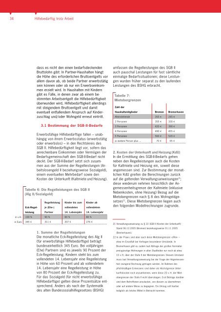 Armutsbericht 2006 - bei der Arbeitnehmerkammer Bremen