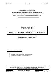 Baccalauréat Professionnel Systèmes Electroniques Numériques