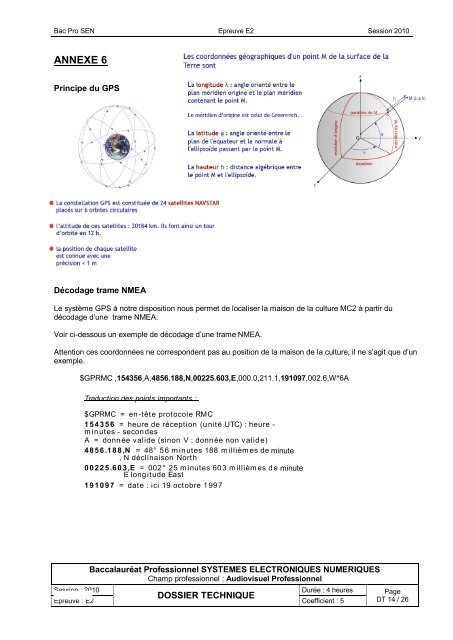 Baccalauréat Professionnel Systèmes Electroniques Numériques