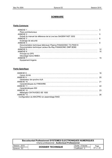 Baccalauréat Professionnel Systèmes Electroniques Numériques