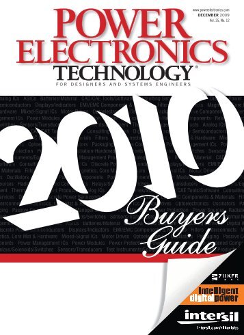 Download the Buyer's Guide - Power Electronics