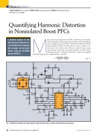 Quantifying Harmonic Distortion in Nonisolated ... - Power Electronics