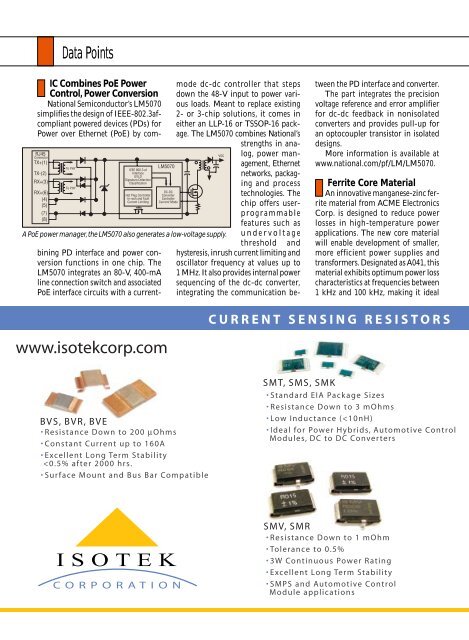 Data Points - Power Electronics