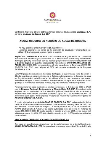 Aguas Bogota 9 NOVIEMBRE.pdf - Contraloria