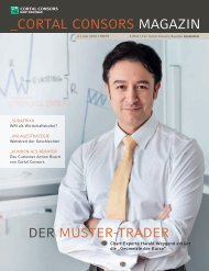 cortal consors magazin der muster-trader - WDV Gesellschaft für ...