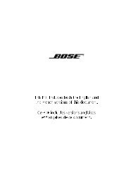 introduction - Bose