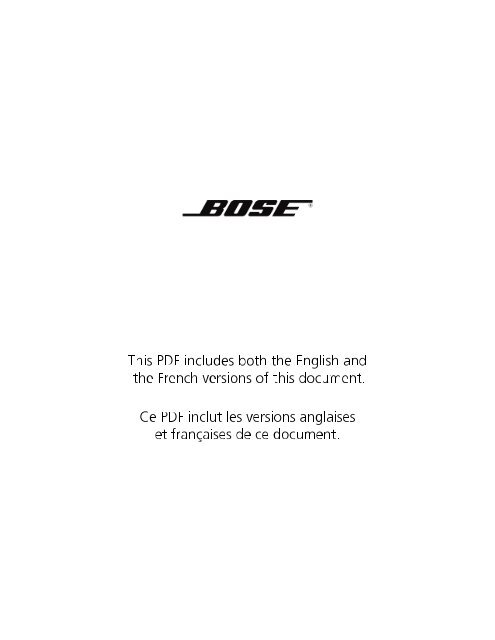 introduction - Bose