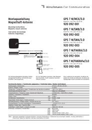 GPS 7 M/MCX/3.0 - Hirschmann Car Communication