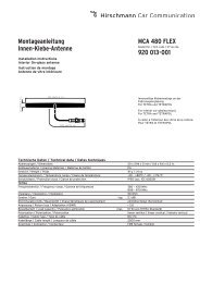 MCA 480 FLEX_Anl - Hirschmann Car Communication