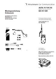 Montageanleitung Einbausatz AUTA 74 F W 210 823 417-001