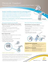 MicroLink™ Freedom™ - For professionals - Cochlear Americas