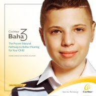 The Proven Natural Pathway to Better Hearing for Your ... - Cochlear