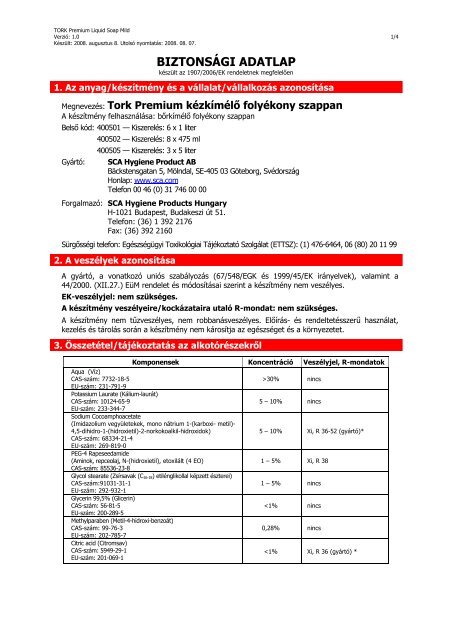 Jóindulatú Lucskos miért ne metro professional folyékony szappan biztonsági  adatlap - sahfee-halalcare.com