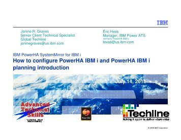 PowerHA for IBM i Version 7.1