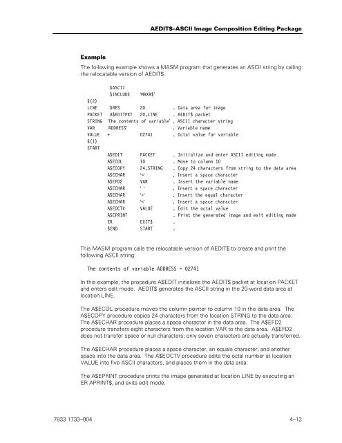 (SYSLIB) Programming Reference Manual - Public Support Login ...