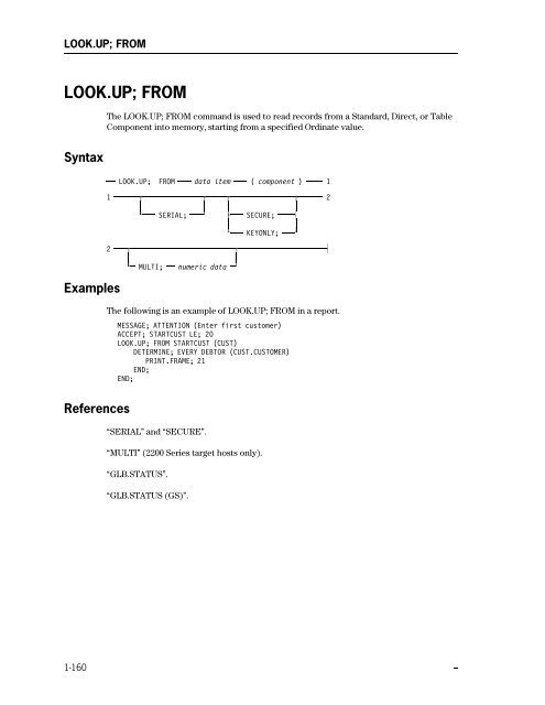 LINC Programming Reference Manual - Public Support Login - Unisys