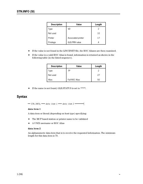 LINC Programming Reference Manual - Public Support Login - Unisys