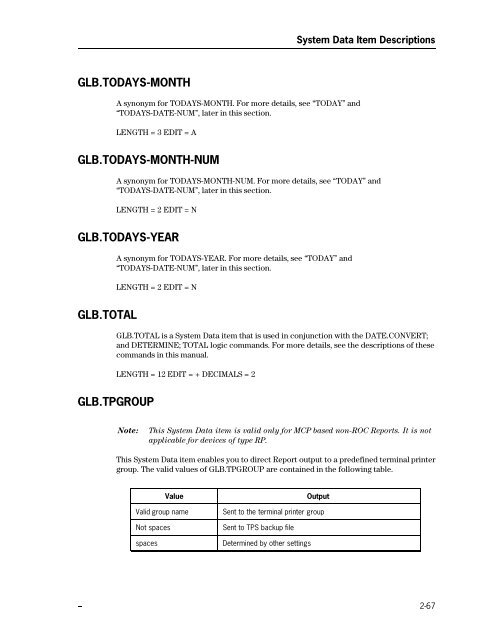 LINC Programming Reference Manual - Public Support Login - Unisys