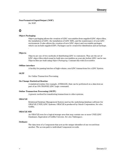 LINC Programming Reference Manual - Public Support Login - Unisys