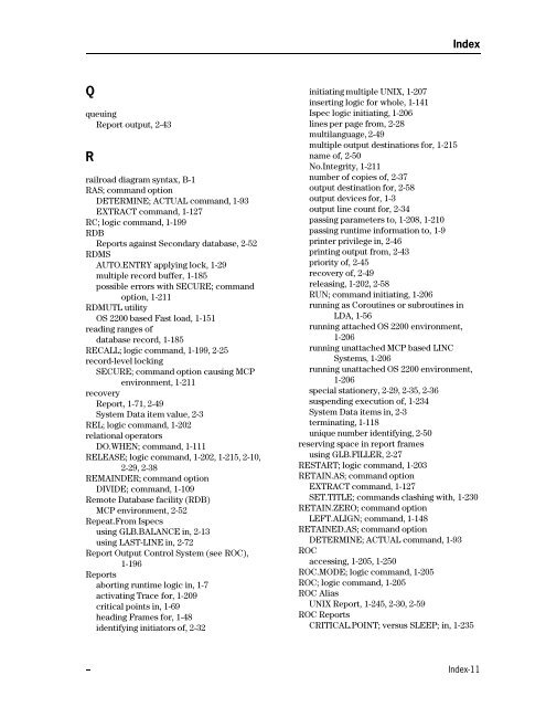 LINC Programming Reference Manual - Public Support Login - Unisys