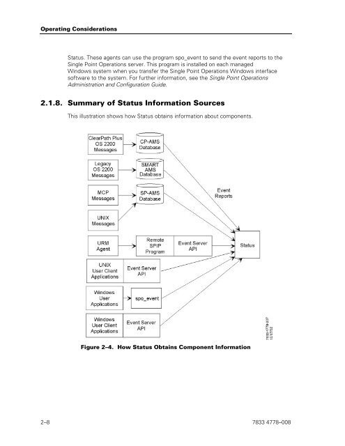 Operations Sentinel Status User Guide - Public Support Login - Unisys