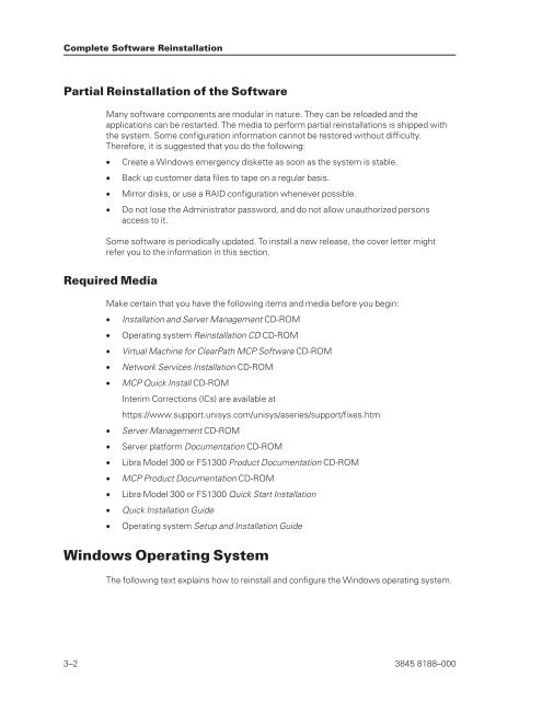 ClearPath Enterprise Servers Virtual Machine for ClearPath MCP ...