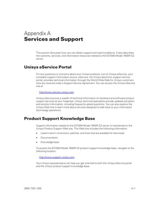 Problem Determination and Service Guide - Public Support Login ...