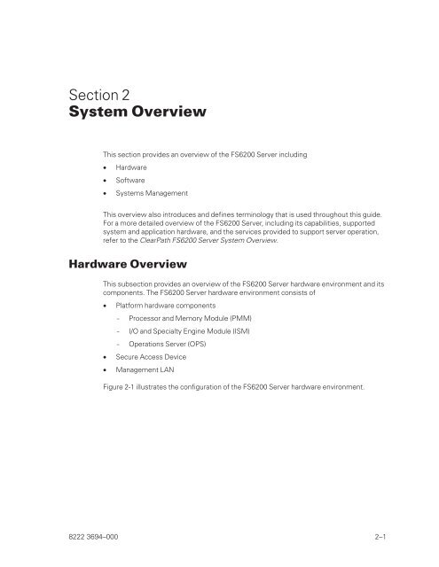 FS6200 Server System Implementation Guide - Public Support ...