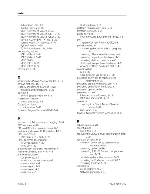 FS6200 Server System Implementation Guide - Public Support ...