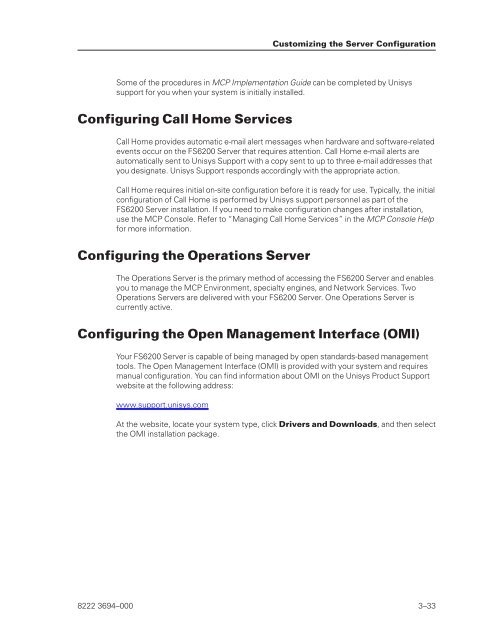 FS6200 Server System Implementation Guide - Public Support ...