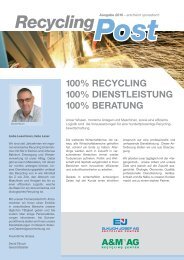 Recycling - Elkuch Josef AG Recycling Center Eschen