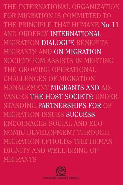 Link - IOM Publications - International Organization for Migration