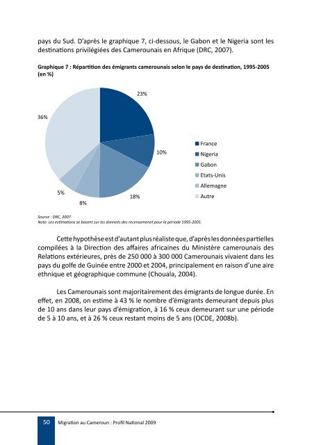 Migration au Cameroun Migration au Cameroun - IOM Publications