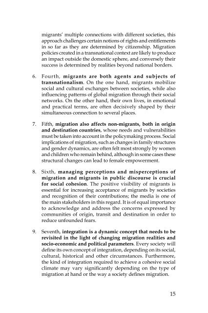 the International Organization for Migration. - IOM Publications ...