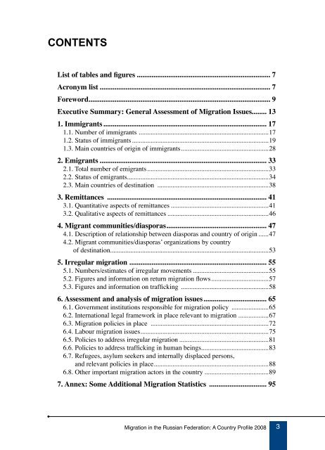 Migration in the Russian Federation: A Country Profile 2008 - EU ...