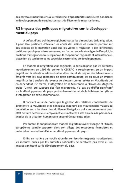 Migration en Mauritanie Migration en Mauritanie - IOM Publications ...