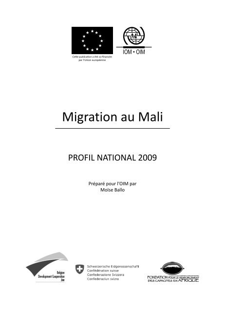 Migration au Mali : Profil National 2009 - IOM Publications