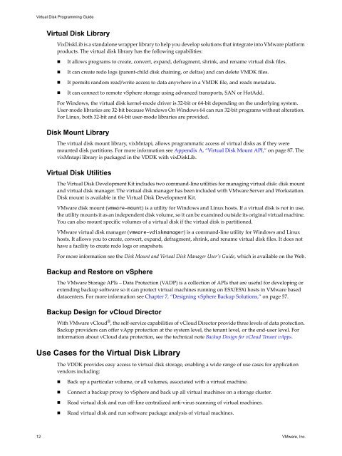 Virtual Disk API Programming Guide - Documentation - VMware