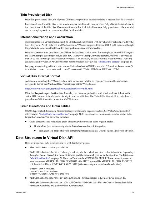 Virtual Disk API Programming Guide - Documentation - VMware