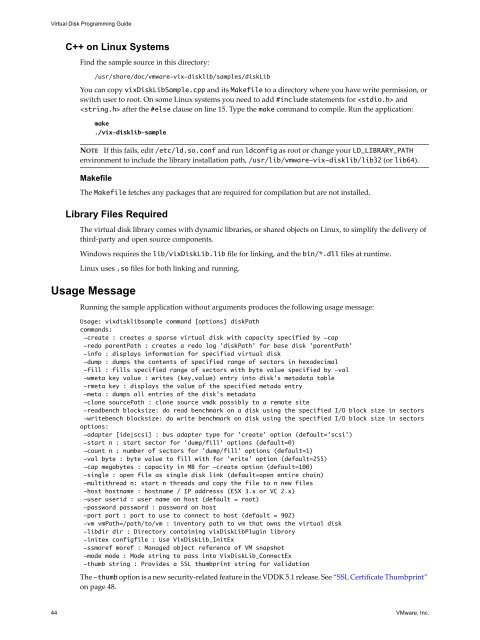 Virtual Disk API Programming Guide - Documentation - VMware