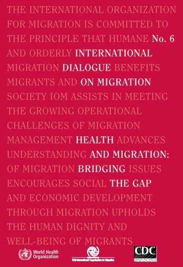 Health and Migration - IOM Publications - International Organization ...