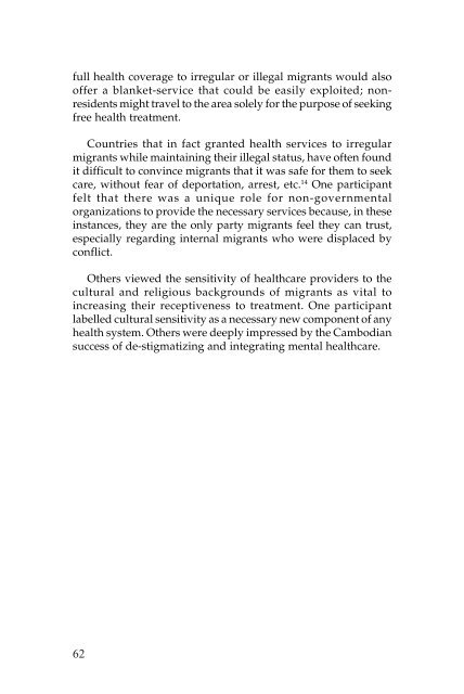 Health and Migration - IOM Publications - International Organization ...