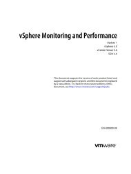 vSphere Monitoring and Performance - Documentation - VMware