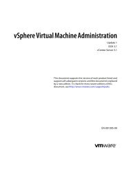 vSphere Virtual Machine Administration - Documentation - VMware