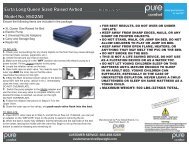 8502AB Extra-Long Queen Size Raised Air Bed - pure global ...