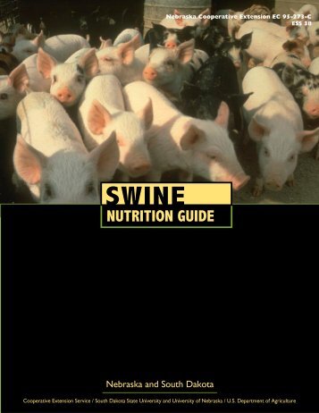 Swine Nutrition Guide - The Risk Assessment Information System