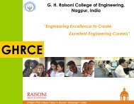 Engineering Excellence to Create - GH Raisoni College Of ...