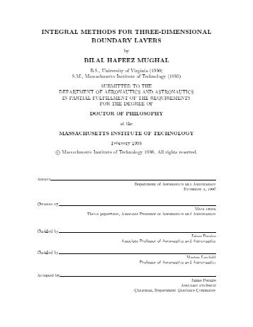 Integral Methods for Three-Dimensional Boundary Layers