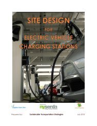 Site Design For Electric Vehicle Charging Stations Version 1.0
